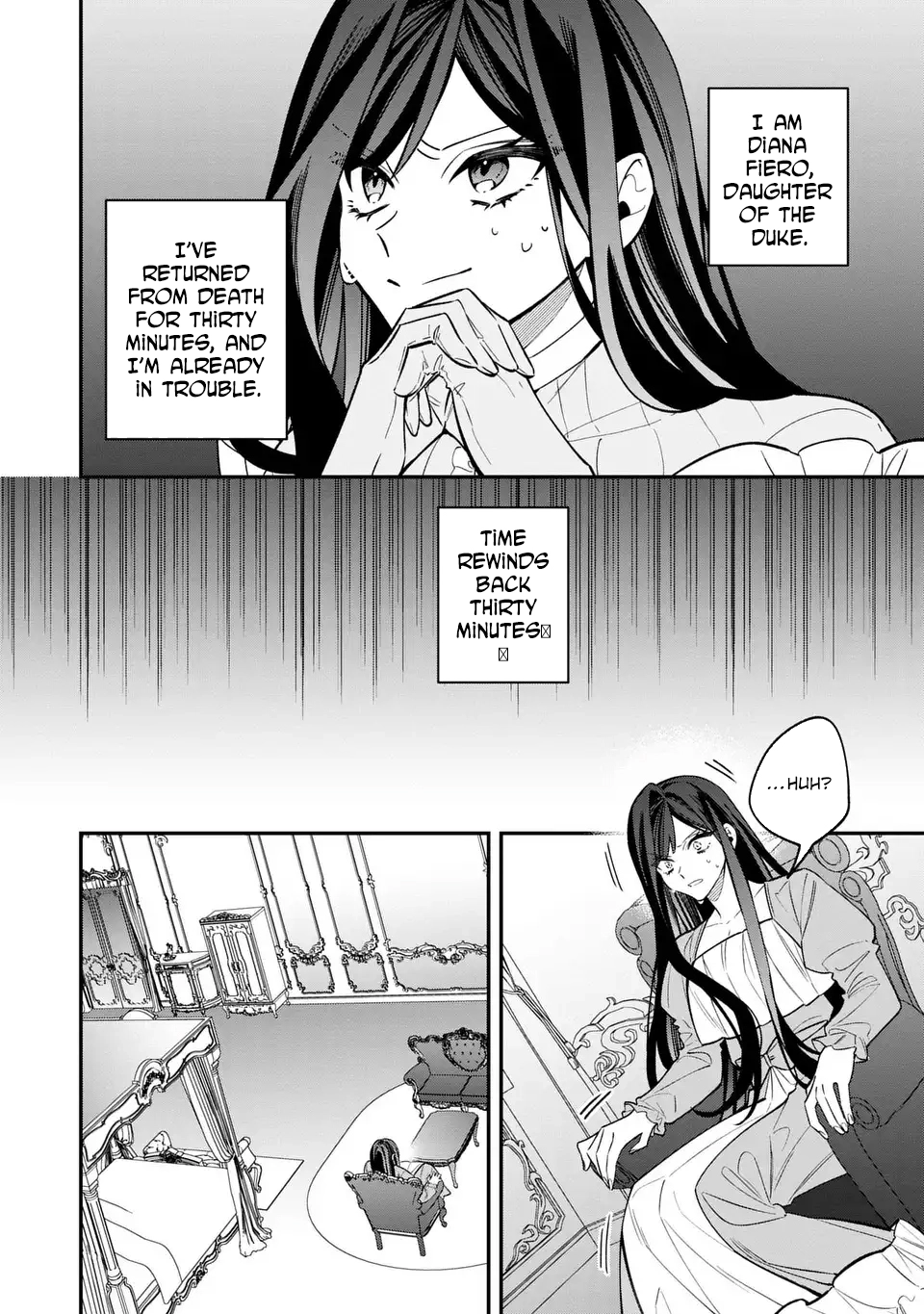 The Regressing Villainess Has Too Much to Do Chapter 1 Page 4